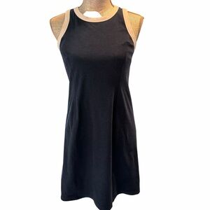 Beyond Yoga Navy  Dress with Cream Trim tennis dress